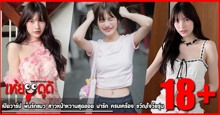 เปิดวาร์ป พั้นรักแมว สาวหน้าหวานสุดฮอต น่ารัก ครบเครื่อง ขวัญใจวัยรุ่น